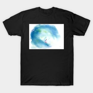 Surfer with Wave 2 T-Shirt